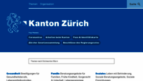 What Bildungsdirektion.ch website looked like in 2020 (3 years ago)