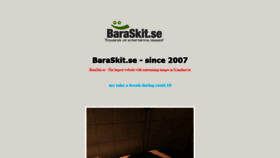 What Baraskit.se website looked like in 2020 (3 years ago)