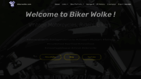 What Bikerwolke.com website looked like in 2020 (3 years ago)
