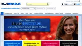 What Billigdrucken.de website looked like in 2020 (3 years ago)
