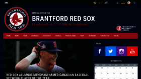 What Brantfordredsox.com website looked like in 2020 (3 years ago)