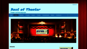 What Bestoftheater.info website looked like in 2020 (5 years ago)