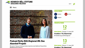 What Boell-sh.de website looked like in 2021 (3 years ago)
