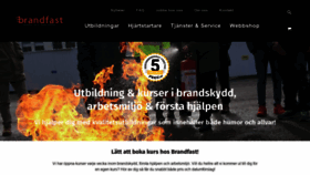 What Brandfast.nu website looked like in 2021 (3 years ago)