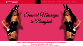 What Bangkokbunnymassage.com website looked like in 2021 (3 years ago)