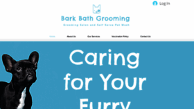 What Barkbath.com website looked like in 2021 (3 years ago)