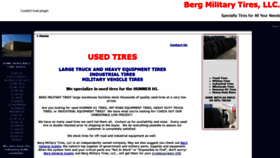 What Bergtires.com website looked like in 2021 (3 years ago)