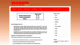 What Bloggerbersatu.com website looked like in 2021 (3 years ago)