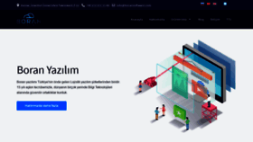 What Boranyazilim.com website looked like in 2021 (3 years ago)