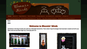 What Bloominminds.com website looked like in 2021 (3 years ago)