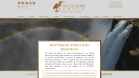 What Bushtracksafrica.com website looked like in 2021 (3 years ago)