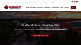 What Bosshardtpm.com website looked like in 2021 (3 years ago)