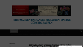 What Briefmarken-danner.de website looked like in 2021 (3 years ago)