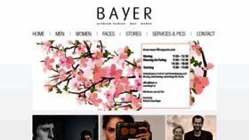 What Bayer.cc website looked like in 2021 (3 years ago)