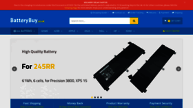 What Batterybuy.co.uk website looked like in 2021 (3 years ago)