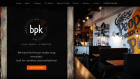 What Bendpizzakitchen.com website looked like in 2021 (3 years ago)
