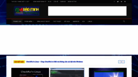 What Baominh.tech website looked like in 2021 (3 years ago)