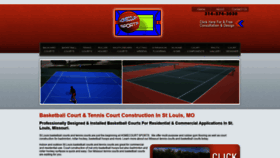 What Basketballcourtsstlouis.com website looked like in 2021 (3 years ago)