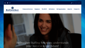 What Bellwetherstaffing.com website looked like in 2021 (3 years ago)