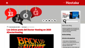 What Blog.hostalia.com website looked like in 2021 (3 years ago)