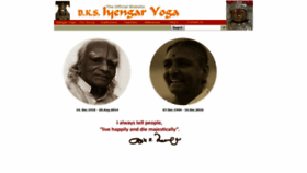 What Bksiyengar.com website looked like in 2021 (3 years ago)