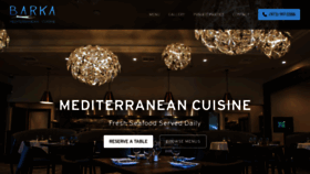 What Barkaseafoodrestaurant.com website looked like in 2021 (3 years ago)
