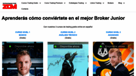 What Brokerjunior.com website looked like in 2021 (3 years ago)