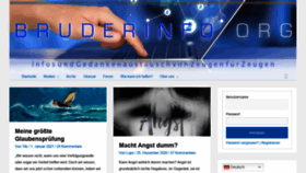 What Bruderinfo-aktuell.de website looked like in 2021 (3 years ago)