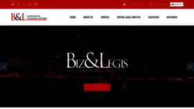 What Bizandlegis.com website looked like in 2021 (3 years ago)