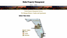 What Bahiapropertymanagement.com website looked like in 2021 (3 years ago)
