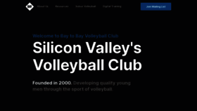 What B2bvolleyball.com website looked like in 2021 (3 years ago)