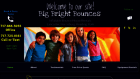 What Bigbrightbounces.com website looked like in 2021 (3 years ago)