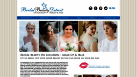 What Bridalbeautydetroit.com website looked like in 2021 (3 years ago)