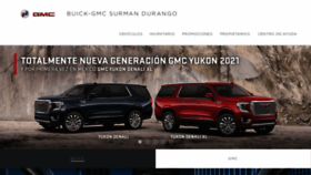 What Buickgmcdurango.com.mx website looked like in 2021 (3 years ago)