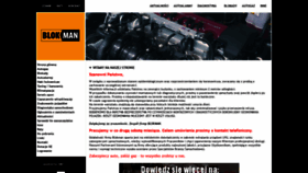 What Blokman.pl website looked like in 2021 (3 years ago)