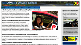 What Brizwestdrivingschool.com.au website looked like in 2021 (3 years ago)