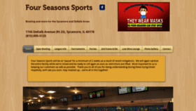 What Bowlfourseasons.com website looked like in 2021 (3 years ago)