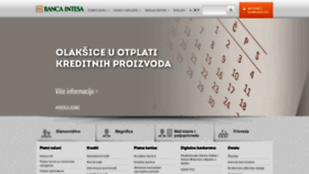 What Bancaintesa.rs website looked like in 2021 (4 years ago)