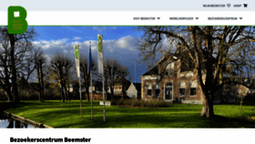 What Bezoekerscentrumbeemster.nl website looked like in 2021 (3 years ago)