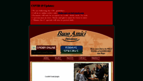 What Buonamicideli.com website looked like in 2021 (3 years ago)