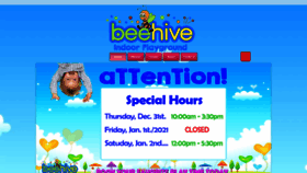 What Beehivepark.com website looked like in 2021 (3 years ago)