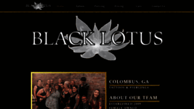 What Blacklotustattoogallery.com website looked like in 2021 (3 years ago)