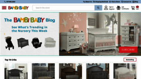 What Bambibaby.com website looked like in 2021 (3 years ago)