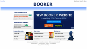What Booker.co.uk website looked like in 2021 (4 years ago)