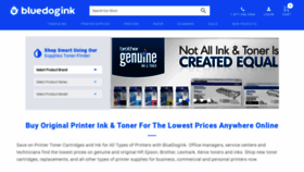 What Bluedogink.com website looked like in 2021 (3 years ago)