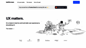 What Builtformars.com website looked like in 2021 (3 years ago)