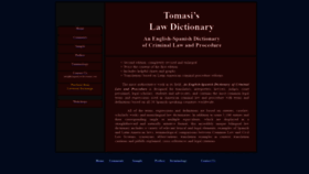 What Bilinguallawdictionary.com website looked like in 2021 (3 years ago)