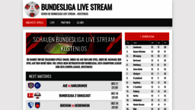 What Bundesliga-streams.net website looked like in 2021 (3 years ago)
