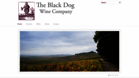 What Blackdogwines.co.uk website looked like in 2021 (3 years ago)