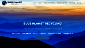 What Blueplanetrecycling.ca website looked like in 2021 (3 years ago)
